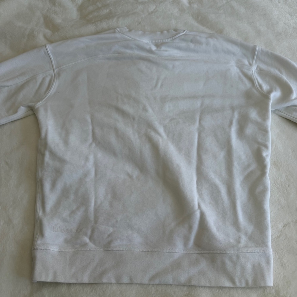 Lululemon Perfectly Oversized Crewneck White Size 4 - Picture 6 of 10